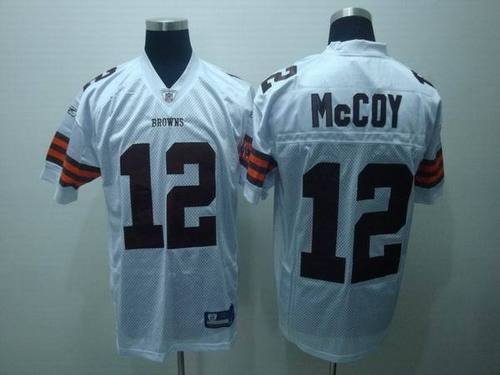 Cleveland Browns #12 Colt McCoy White NFL Authentic Jerseys