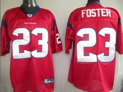 Houston Texans #23 Arian Foster Red NFL Authentic Jerseys