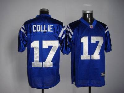 Indianapolis Colts #17 Austin Collie Blue NFL Authentic Jerseys