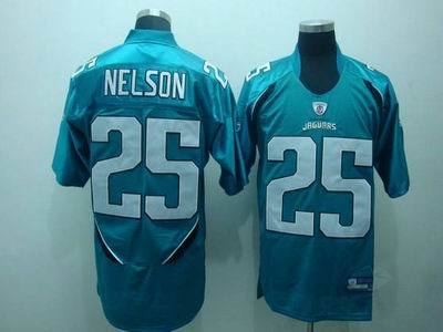 Jacksonville Jaguars #25 Reggie Nelson Green NFL Authentic Jerseys