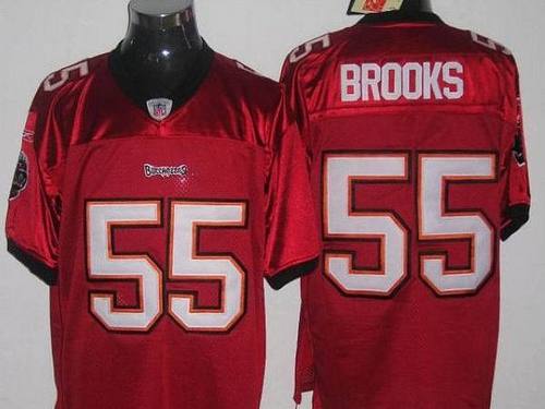 Tampa Bay Buccaneers #55 Brooks Red NFL Authentic Jerseys