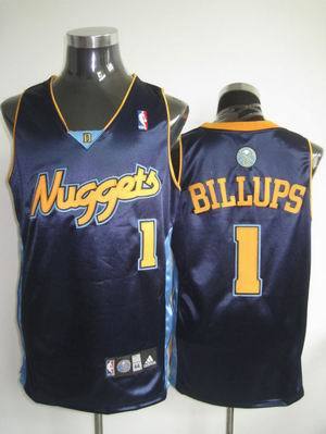 Denver Nuggets #1 Chauncey Billups Dark Blue NBA Jerseys