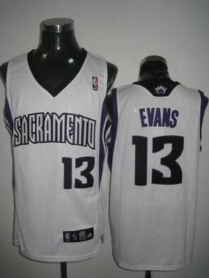 Sacramento Kings #13 Tyreke Evans White NBA Jerseys