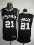 San Antonio Spurs #21 Tim Duncan Black NBA Jerseys