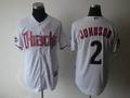Arizona Diamondbacks #2 Kelly Johnson White MLB Jerseys