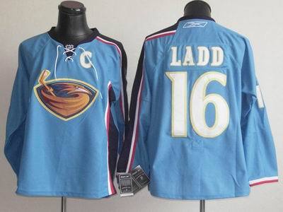 Atlanta Thrashers #16 Andrew Ladd Blue NHL Jerseys