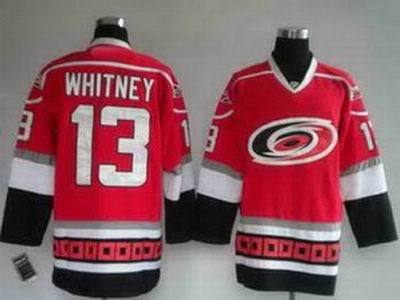 Carolina Hurricanes #13 Ray Whitney Red NHL Jerseys
