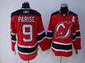 New Jersey Devils #9 Zach Parise Red Home NHL Jerseys