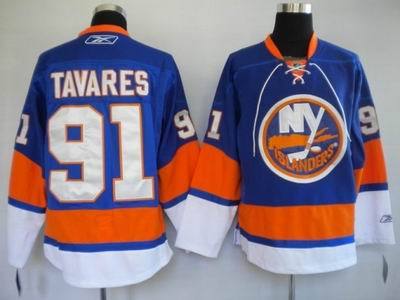 New York Islanders #91 John Tavares Light Blue NHL Jerseys