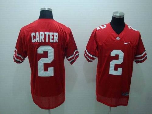 NCAA Ohio State Buckeyes #2 Duron Carter Red Jerseys