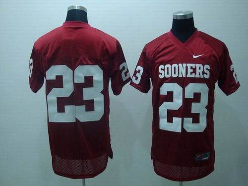 NCAA Oklahoma Sooners #23 Allen Patrick Red Jerseys