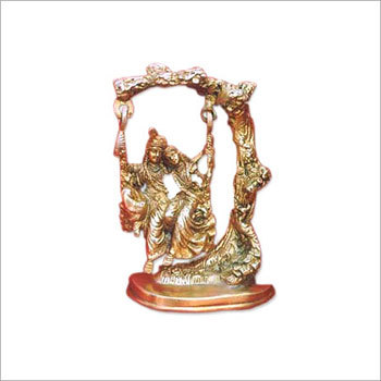 Brass Radha Krishan Statue