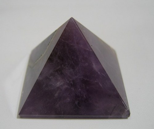 Amethyst - Polished Amethyst Pyramid, Purple Color, Decorative Collectible Spiritual Ornament