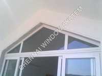 Designer Upvc Combination Window - Solid Upvc, White Color | Soundproof, Air-tight Seal, Elegant Design, Enhances Natural Light
