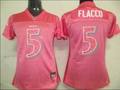 Baltimore Ravens #5 Joe Flacco Pink Sweetheart NFL Women's