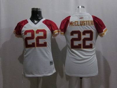 Kansas City Chiefs #22 Dexter McCluster White Field Flirt Fashion NFL Women's Jerseys