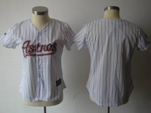 Houston Atros Blank White Women's Jerseys