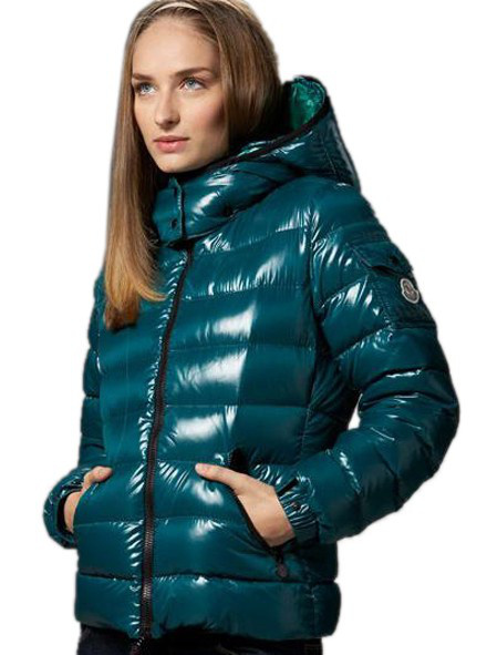 Moncler Bicolor Puffer Jacket--Green(01234)