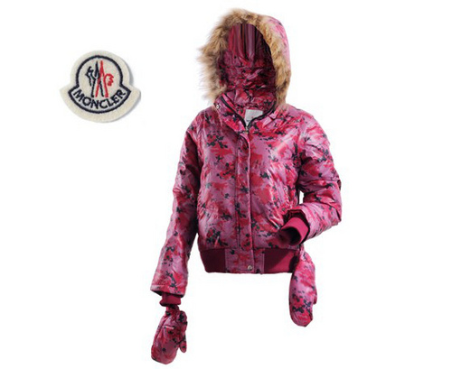 Moncler Women's 9995 Jackets--Light Red(01234)