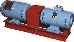 D.C. Motor Coupled with A.C.Alternator