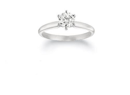Ag Real Diamond Solitaire Diamond I Love You Fancy Ring # AGSR003