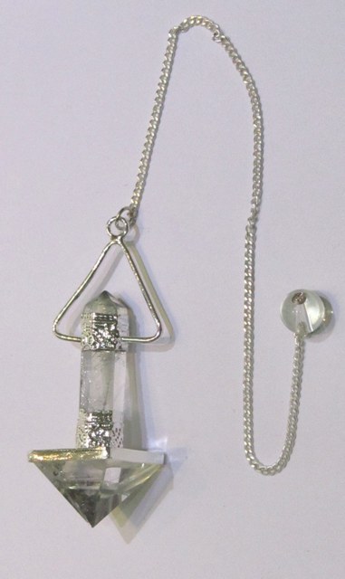 Natural Quartz Crystal Pyramid And Pencil