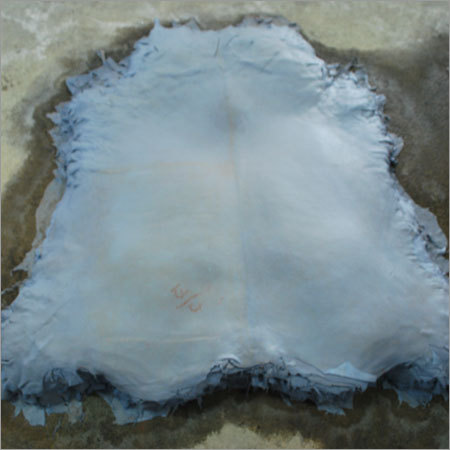 Wet Blue Hides - Bovine Hide, 10-25 Sq Ft, Light Blue, 1.8-3.0 Mm Thickness | Crack Resistant, Durable, Glossy Finish, Vibrant Colors, Various Sizes