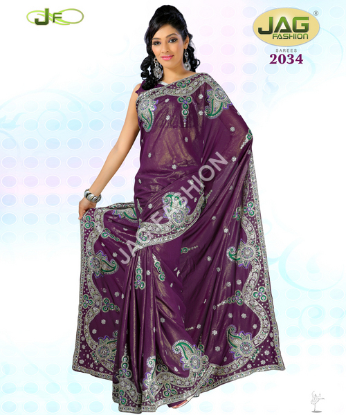 embroidery based sarees surat