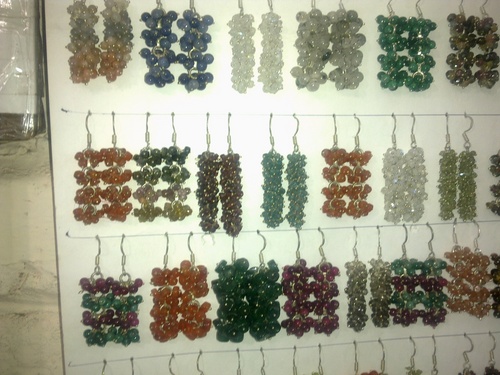 semi precious silver jewellary of india