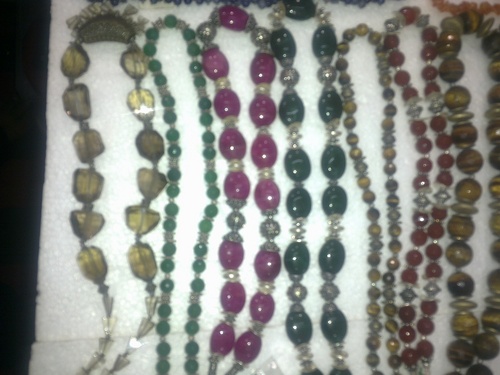 semi precious silver jewellary of india