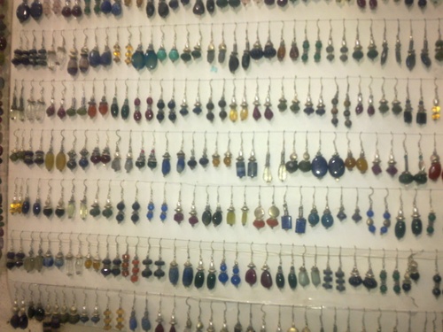 semi precious silver jewellary of india