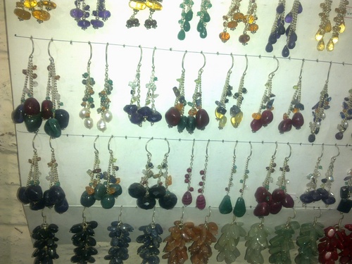 semi precious silver jewellary of india