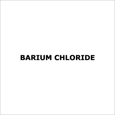 Barium Chloride Density: 3.86 G/Cm