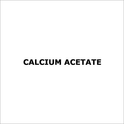 Calcium Acetate Powder (C4H6O4Ca0) - Molecular Formula: C4H6O4Ca