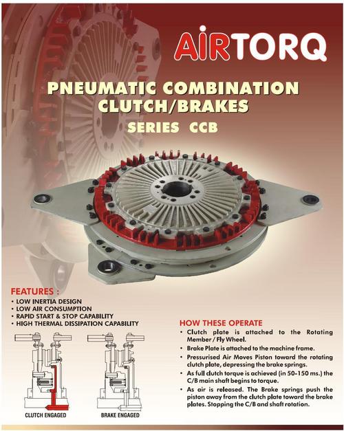 Pneumatic Combination Clutch and Brakes
