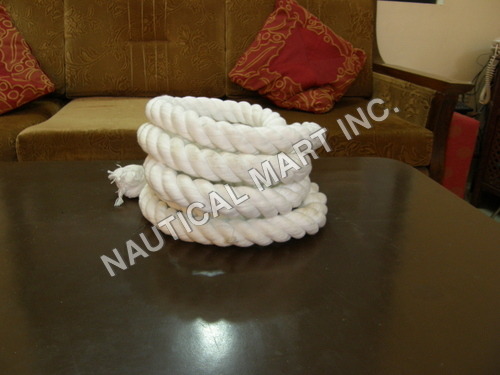 VINTAGE NAUTICAL HOME DECOR WHITE ROPE