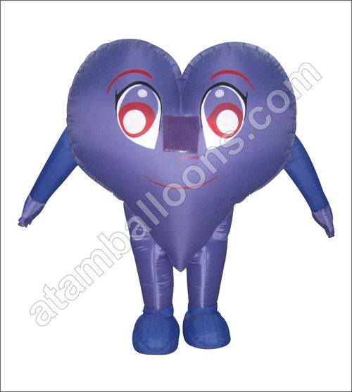 Heart Shape Mascot Balloon