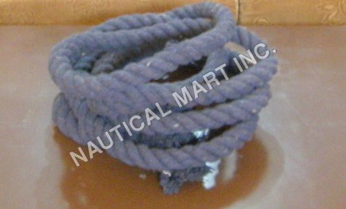 NAUTICAL VINTAGE HOME DECOR COTTON GRAY ROPE