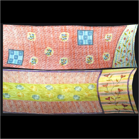 Block Hand Printed Saree