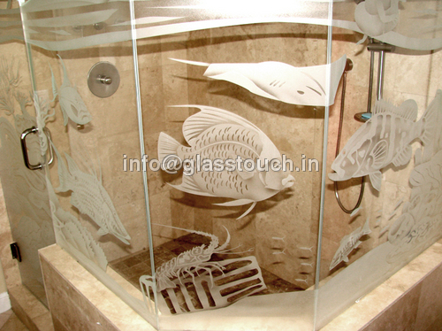Deep Etching Work on Glass