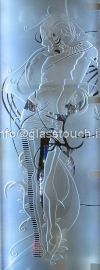 Deep Etched Glass