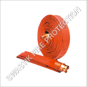 Pyroprotect Hose Pipe - Rubber Lined Polyester, 1" to 6", Reddish Brown | Fire Safety, High Pressure, Abrasion Resistant, Flexible, Chemical Resistant