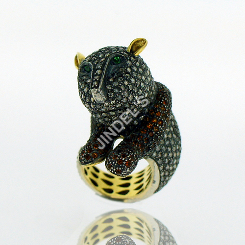 Panther Pave Ring
