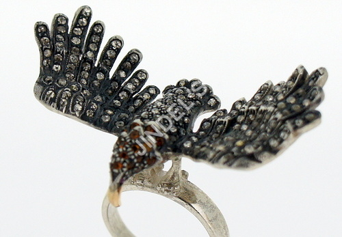 Natural Pave Diamond Rings