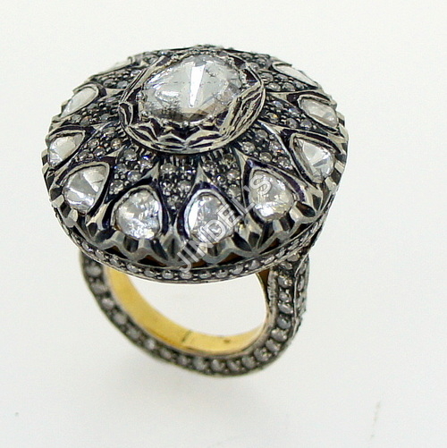Pave Diamond Engagement Ring