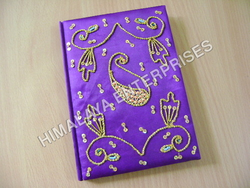 Hand Embroidered Diary Perfect Binding