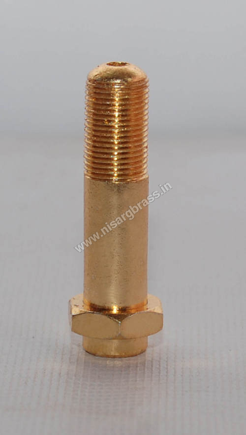 Brass CO2 Nipple