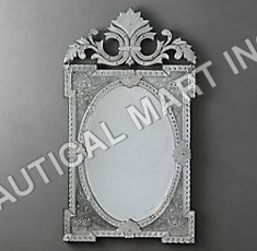 ROCOCO FLORAL ETCHED MIRROR