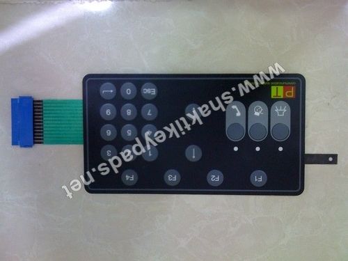 Non Tactile Embossed Membrane Keypad