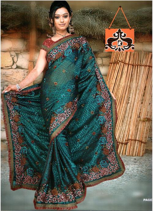 Fancy Resham Work Saree